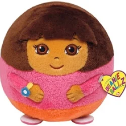 Ty Beanie Ballz Dora the Explorer "NEW" Plush 13” Mint w/Mint Tag